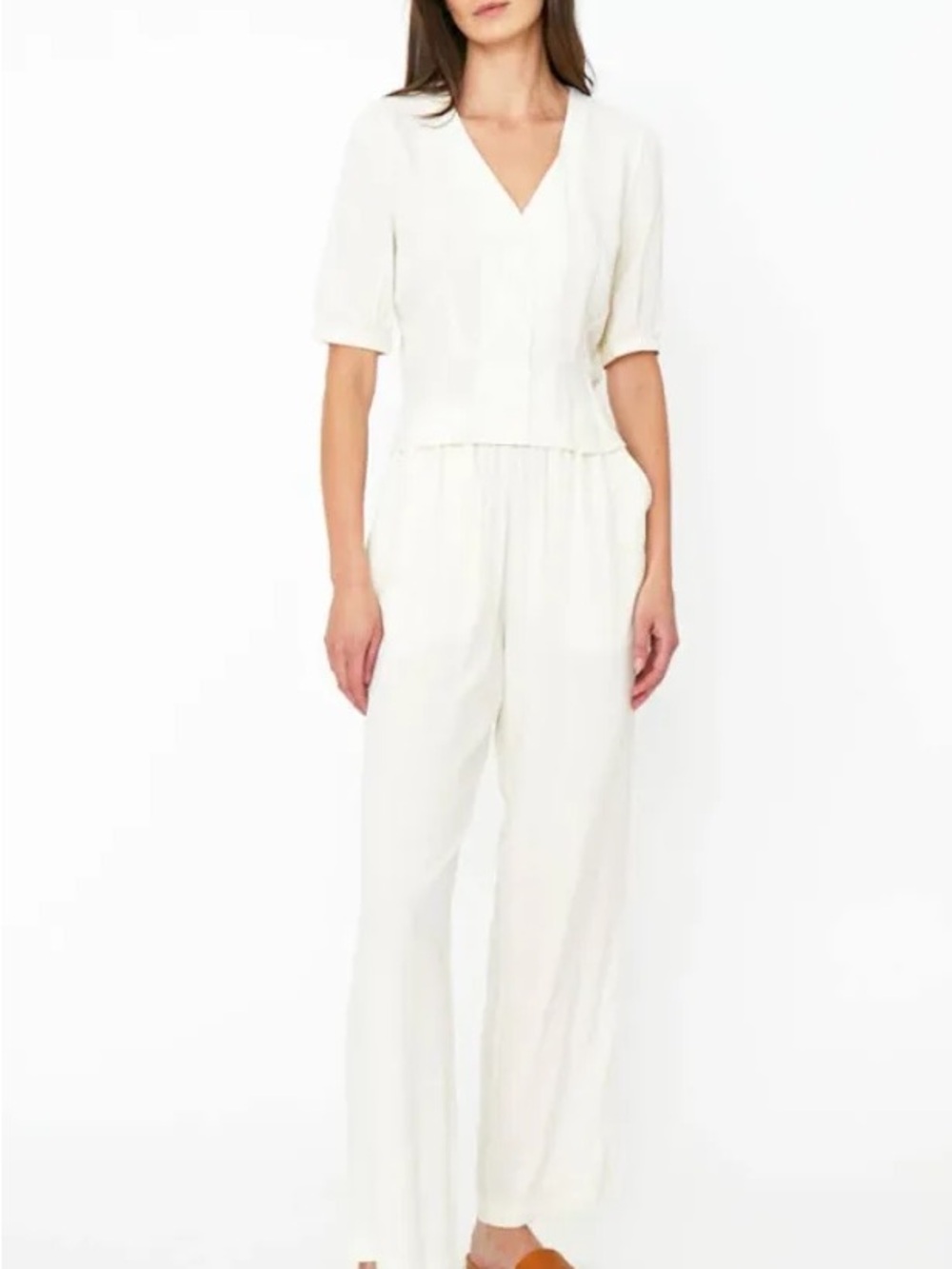 KULE Suki Pant | Cream/Ivory | Size M
